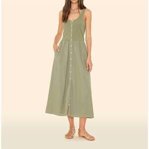 NEW XIRENA women's fenix dress in seagrass